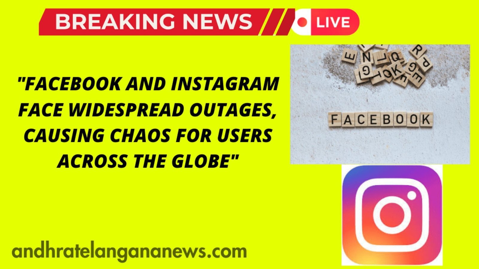 "Facebook and Instagram face widespread outages causing chaos for users across the globe"