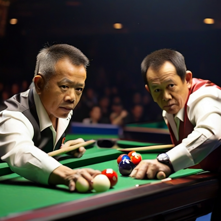 "The Ultimate Billiards Showdown: Efren Reyes vs Steve Davis in the Clash of Champions"