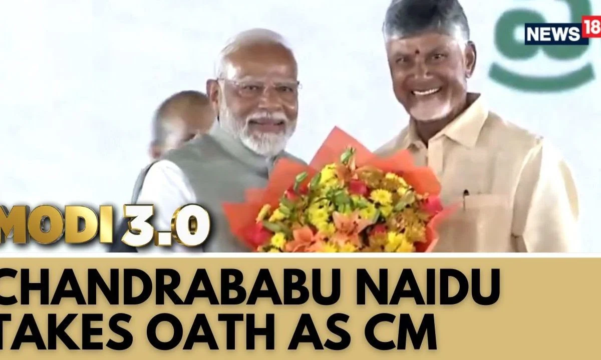 Chandrababu Naidu's Special Moment with PM Modi After Oath 2024